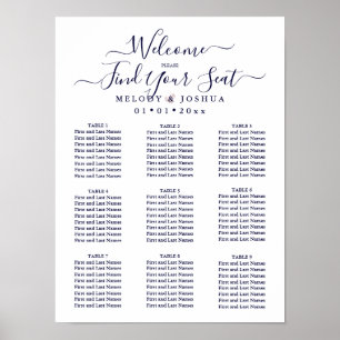 NAVUE BLUE SITZENCHART BLUSH HEART DIY FARBE POSTER