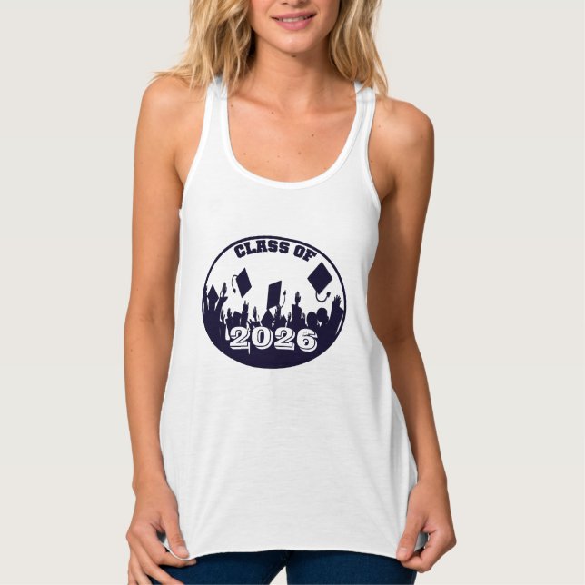 Navy Abschluss Class of T - Shirt (Vorderseite)
