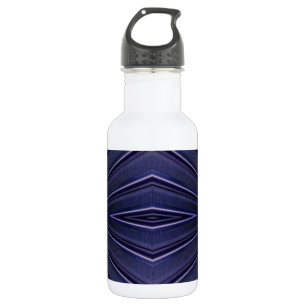Navy Abstrakt Pattern Trinkflasche