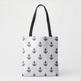 Navy Anchor Hund Tovel Bag