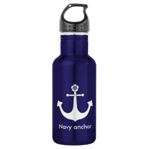 Navy-Anker Edelstahlflasche