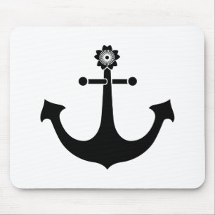 Navy-Anker Mousepad