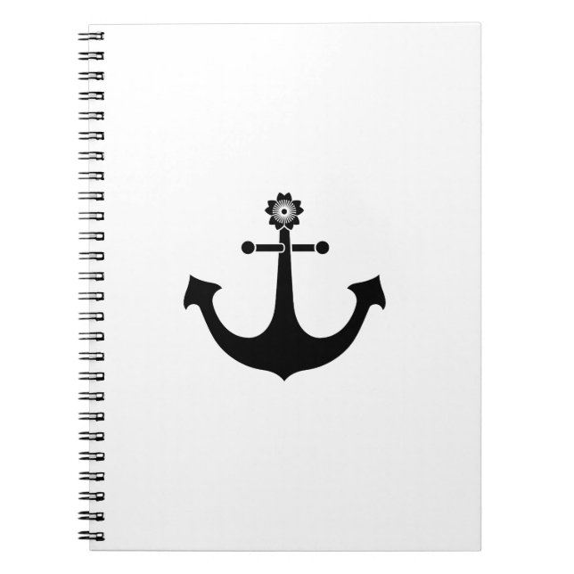 Navy-Anker Notizblock (Vorderseite)