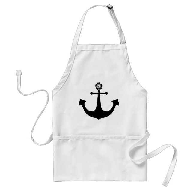 Navy-Anker Schürze (Vorne)