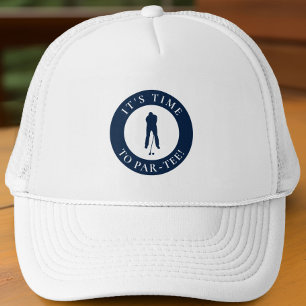 Navy Blau – Es ist Zeit zum Par-Tee! Humorvoller G Truckerkappe