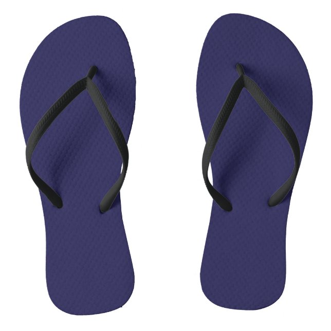 Navy Blau Flip Flops (Fußbett)