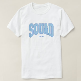Navy + Blau Glitter SQUAD Junggesellinnenabschied T-Shirt