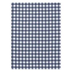 Navy Blau Großer Klassischer Gingham-Karo-Platteng Tischdecke