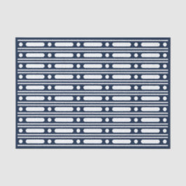 Navy Blau Knochen Einlegearbeit Rand Punkte Decoup Seidenpapier