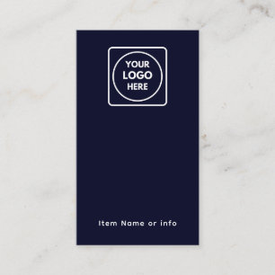 Navy Blau Logo   Individueller moderner Schmuck Oh Visitenkarte