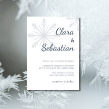 Navy Blau Minimalistische Schneeflocke Weihnachten