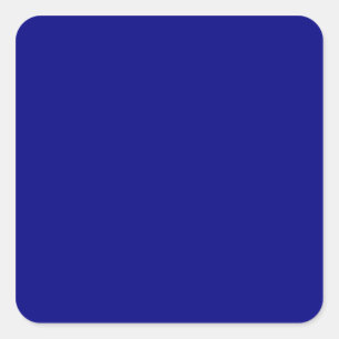 Navy Blau Quadratischer Aufkleber