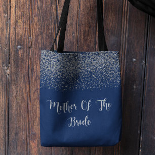 Navy Blau Silber Glitter Hochzeit Mutter Der Braut
