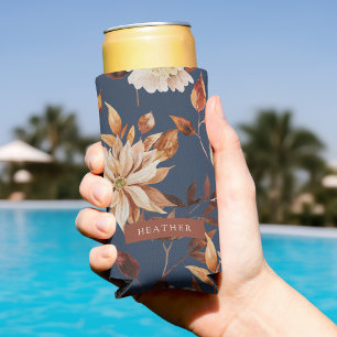 Navy Blau Slim Seltzer-Dosenkühler Selters Dosenkühler