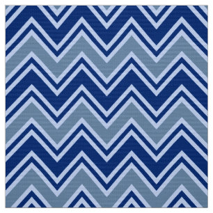 Navy Blau und Grau Chevron Bezugsstoff Stoff