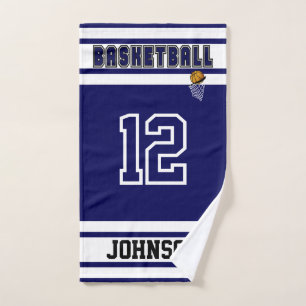 Navy Blau und Weiß Sport 🏀 Basketballküche bis Handtuch