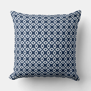 Navy Blau & Weiße Moderne Kissenhülle Kissen