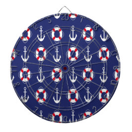 Navy blauer schöner Sommer Design Dart Board Dartscheibe