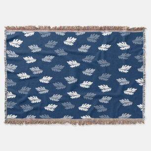 Navy Blaues Antikes Blattmuster  Decke