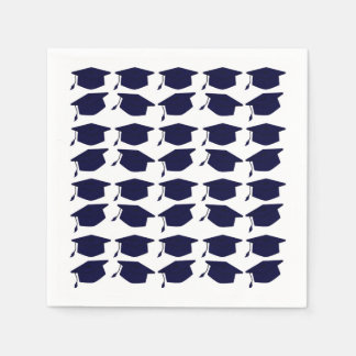 NAVY BLUE ABSCHLUSS PAPIER NAPKINS SERVIETTE