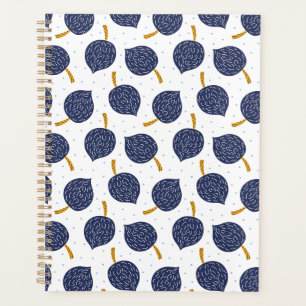 Navy Blue Abstrakt Flying Bomb Fruchtmuster Planer