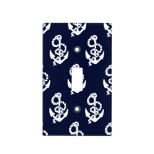 Navy Blue Anchor Nautic Muster