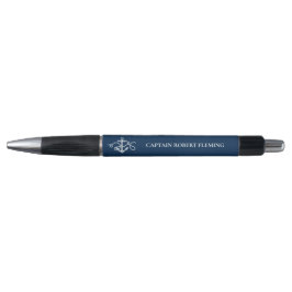 Navy Blue Anchor Nautical Personalisiert Kugelschreiber