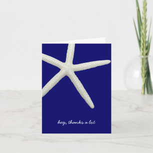 Navy Blue and White Best Man Thank You Cards Dankeskarte