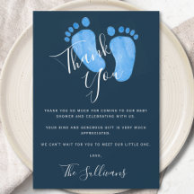 Navy Blue Baby Dusche