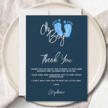 Navy Blue Baby Dusche