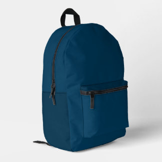 Navy Blue Backpack   Bedruckter Rucksack