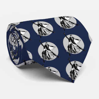 Navy Blue Ballroom Dancing Krawatte