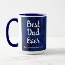 Navy Blue Bester Vater je Funny von Kindern Weihna