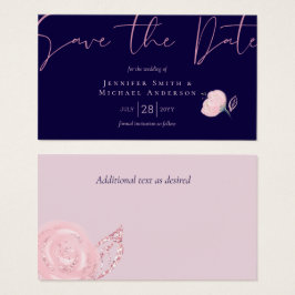 Navy Blue Blush Pink Rosegold Hochzeitbudget