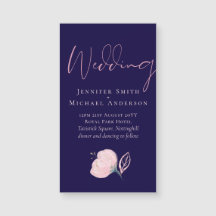Navy Blue Blush Pink Rosegold Hochzeitbudget