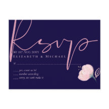 Navy Blue Blush Pink Rosegold Hochzeitbudget