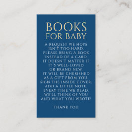 Navy Blue Books For Baby Request Begleitkarte