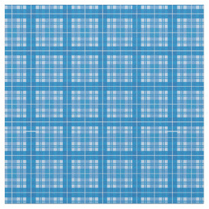 Navy Blue Bright Gingham Kariert Tartan Stoff