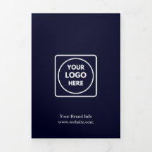 Navy Blue Business Logo | Benutzerdefiniertes gekl