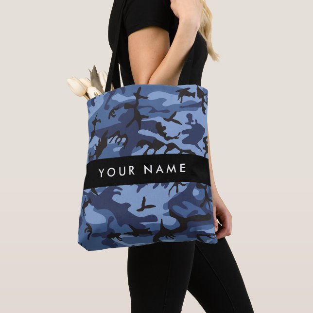 Navy Blue Camouflage Ihr Name Personalize (Von Nahem)
