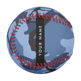 Navy Blue Camouflage Ihr Name Personalize Baseball