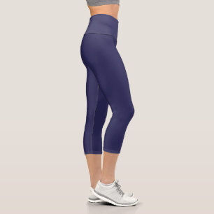 Navy Blue Capri Leggings