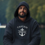 Navy Blue Captain Boat Nautical Anchor Schiff Hoodie<br><div class="desc">Segeln Sie stilvoll mit dem Navy Blue Captain Boat Nautical Anchor Ship Hoodie. Dieses Premium-T-T-T-Shirt besticht durch eine klassisch marineblaue Farbe und ein beeindruckendes Anker- und Schiffsdesign. Aus weichem, atmungsaktivem Stoff gefertigt, garantiert es den ganzen Tag Komfort, ob am Wasser oder an Land. Ideal für lässige Ausflüge, Strandausflüge oder Bootsfahrten,...</div>