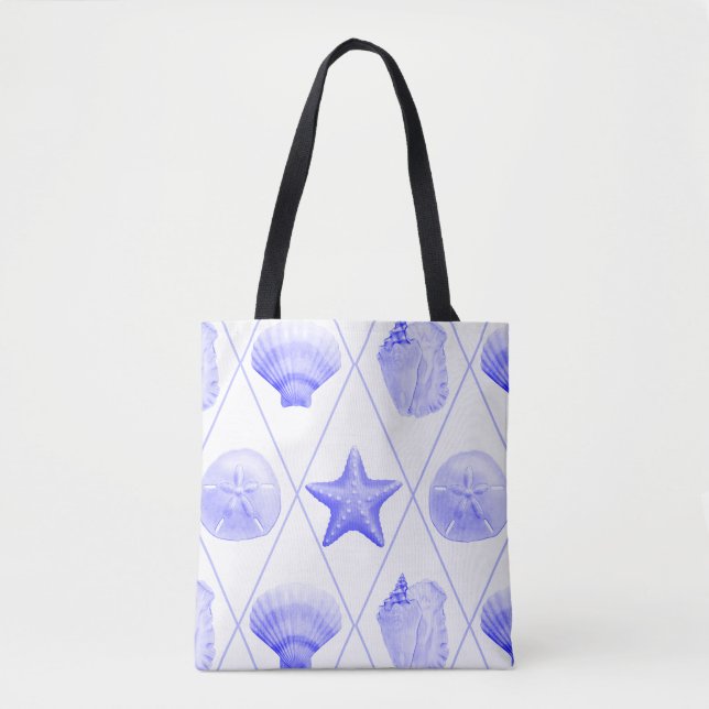 Navy Blue Coastal Seashells Starfish (Vorderseite)