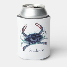 Navy Blue Crab Nautical Coastal kann kühlen Dosenkühler