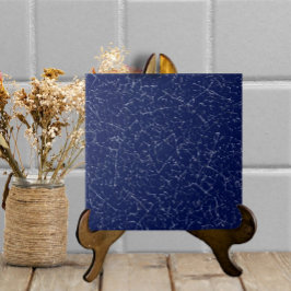 Navy Blue Crackled Glaze Simple Modern Texture Fliese
