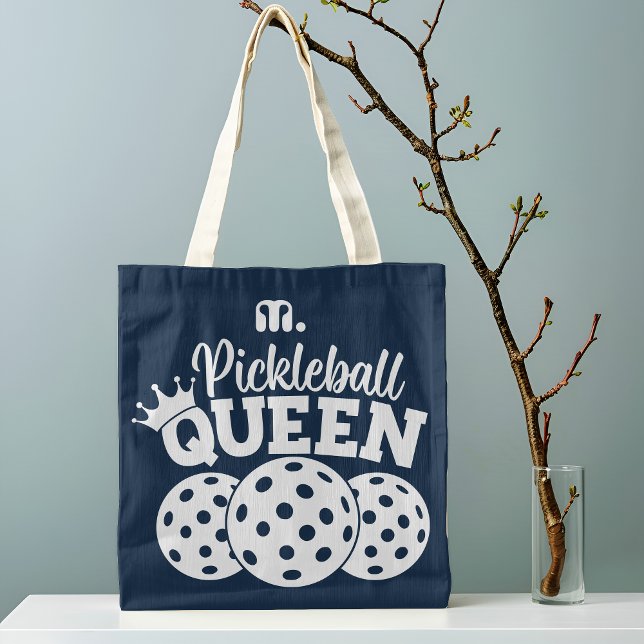 Navy Blue Custom Monogram Pickleball Queen (Von Creator hochgeladen)