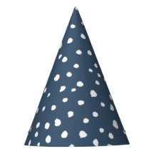 Navy Blue Dalmatian Spots, Dalmatian Dots, Dotted