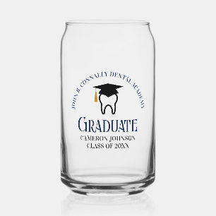 Navy Blue Dental School Custom Dentist Abschluss Dosenglas