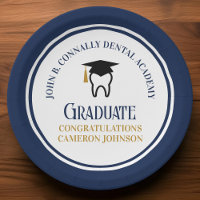 Navy Blue Dental School Custom Graduation Party